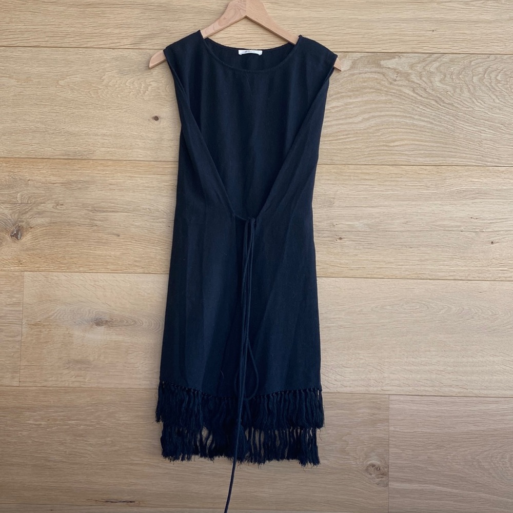 Doen linen black dress